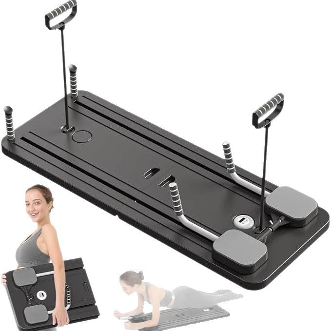 Pilates Board Multi-functional Webs Abdominal Wheel Automatic Rebound Abdominal Roll Machine Fitness Products