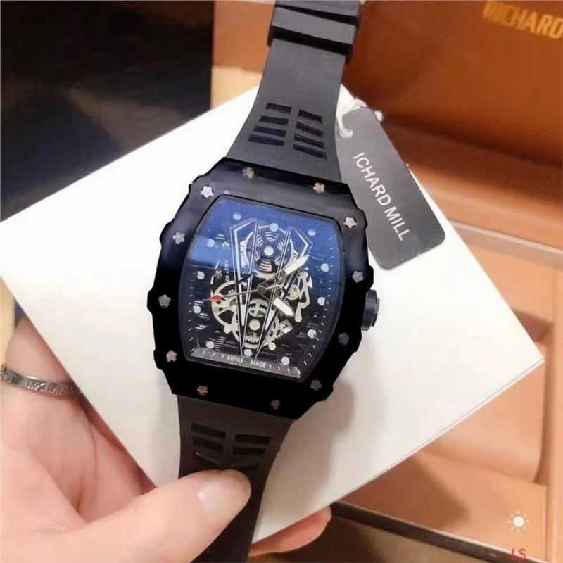 Zido Brand Richard Fully Automatic Men's Watch High-Looking Casual Sports Quartz Cut Out Waterproof Non-Mechanical